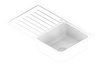 3D Documentation Image of Sink Kitchen Abey Builders SingleBowl RHS Inset