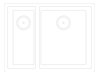 Plan Image of Sink Kitchen Abey CUA OneAndOneThirdBowl
