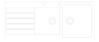 Plan Image of Sink Kitchen Abey SchockSignus OneAndThreeQuarterBowl Drainer