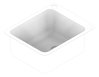 3D Documentation Image of Sink Laundry Abey Builders DualBypass 27L