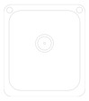 Plan Image of Sink Laundry Abey TheHunter SingleBowl Inset