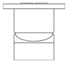 Plan Image of MixerTap Shower Nero Celia Rectangular Backplate