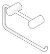 3D Documentation Image of ToiletRollHolder SurfaceMount Phoenix VividSlimline
