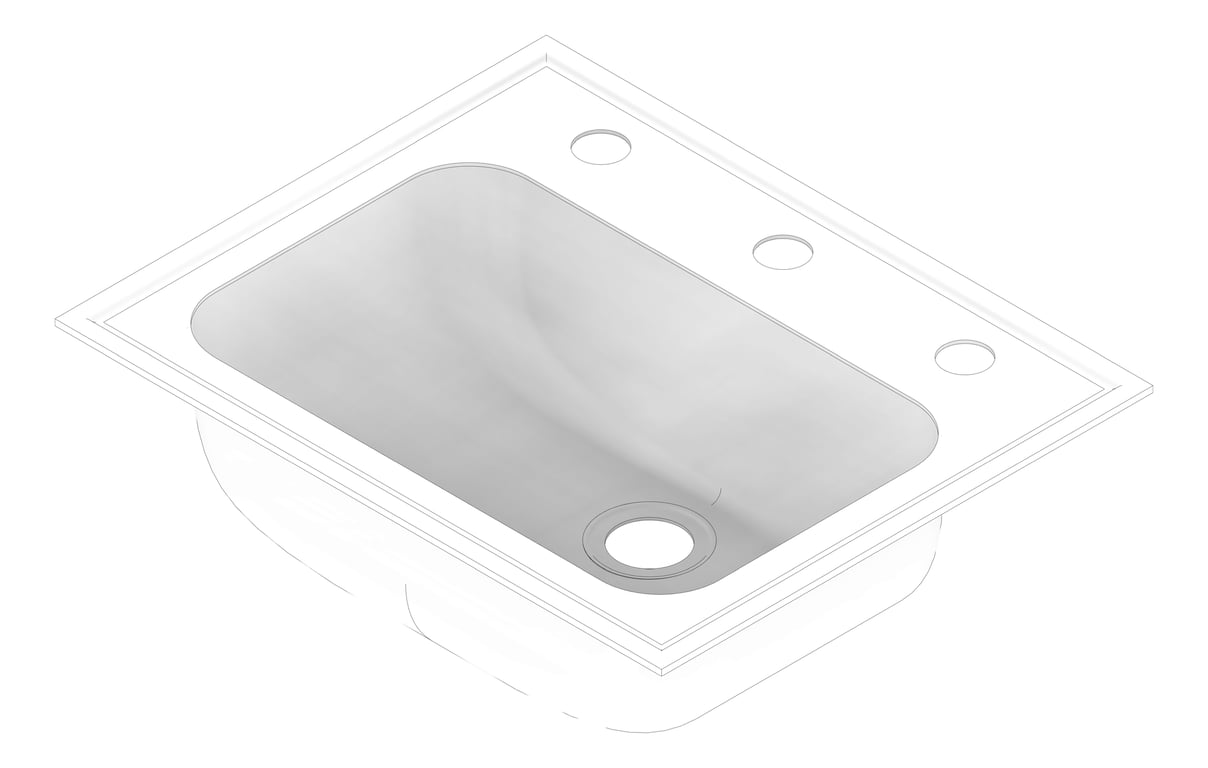 3D Documentation Image of Basin Inset 3monkeez Hand