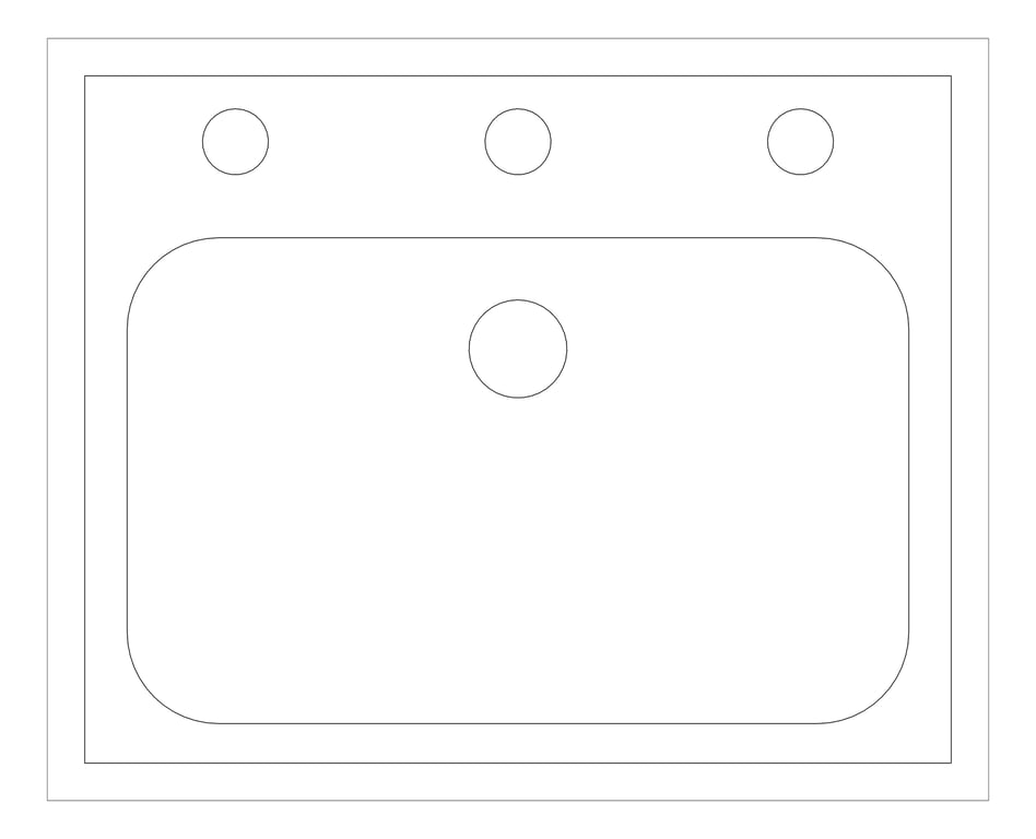 Plan Image of Basin Inset 3monkeez Hand