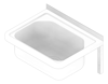 3D Documentation Image of Basin WallHung 3monkeez Compact 11L