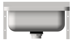 Front Image of Basin WallHung 3monkeez Compact 11L