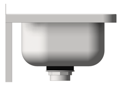 Left Image of Basin WallHung 3monkeez Compact 11L