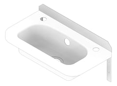 3D Documentation Image of Basin WallHung 3monkeez Compact