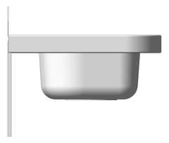 Left Image of Basin WallHung 3monkeez Compact