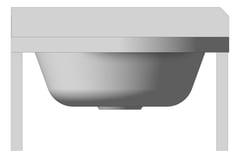 Front Image of Basin WallHung 3monkeez Corner Hand