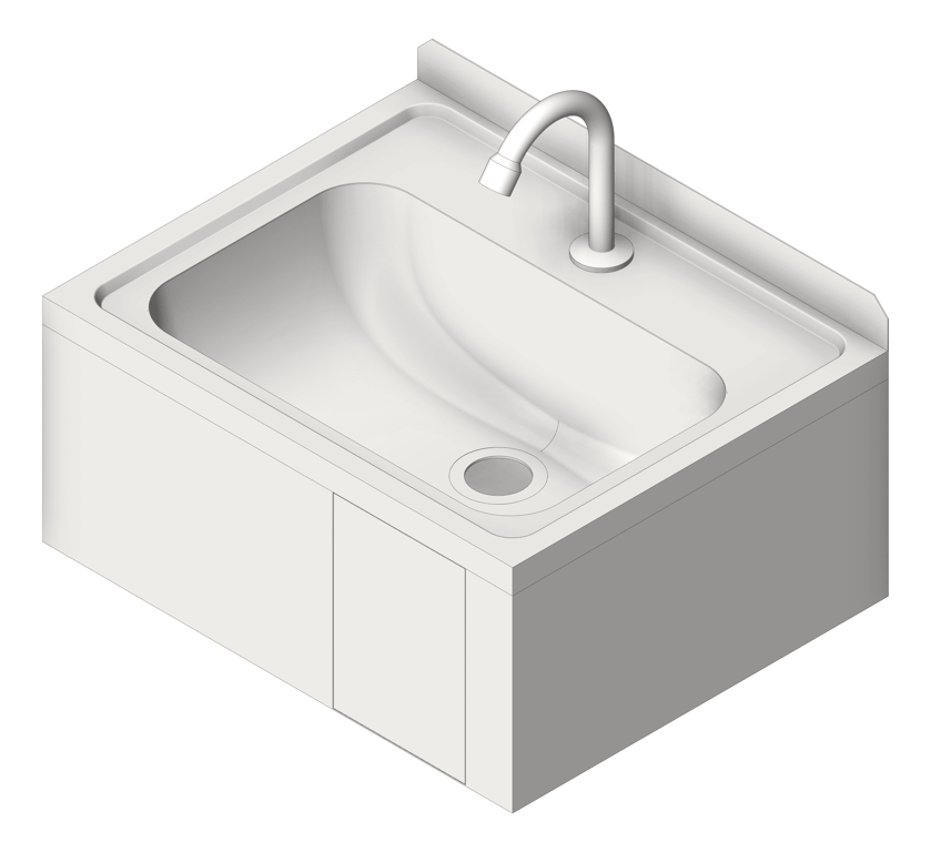 Navigate to Basin WallHung 3monkeez KneeOperated