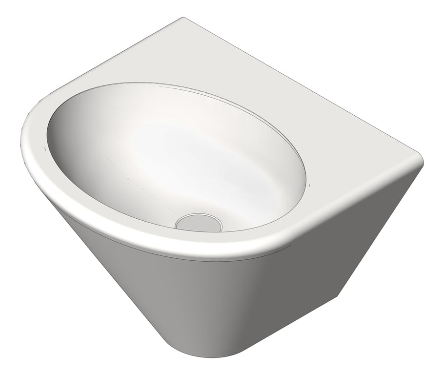 Navigate to Basin WallHung 3monkeez PublicAmenities