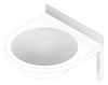 3D Documentation Image of Basin WallHung 3monkeez Round