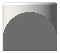 Front Image of Basin WallHung 3monkeez Round Accessible