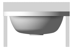 Front Image of Basin WallHung 3monkeez Round
