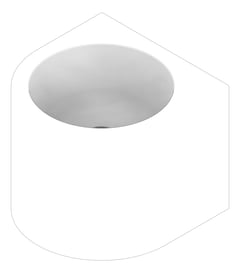3D Documentation Image of Basin WallHung 3monkeez Round Shroud