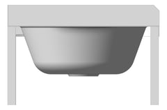 Left Image of Basin Wall 3monkeez Corner Hand