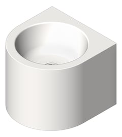 3D Shaded Image of Basin Wall 3monkeez Round Shroud