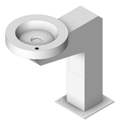 3D Shaded Image of DrinkingFountain Floor 3monkeez Accessible
