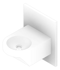 3D Documentation Image of DrinkingFountain Wall 3monkeez Accessible Bubbler