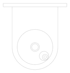 Plan Image of DrinkingFountain Wall 3monkeez Accessible Bubbler