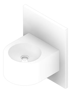 3D Documentation Image of DrinkingFountain Wall 3monkeez Bubbler
