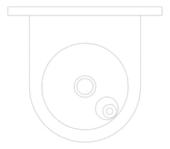 Plan Image of DrinkingFountain Wall 3monkeez Bubbler