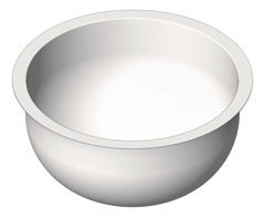 3D Shaded Image of Sink Bench 3monkeez Round