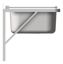 Left Image of Sink Cleaners 3monkeez WallMount