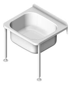 3D Shaded Image of Sink Floor 3monkeez Laundry