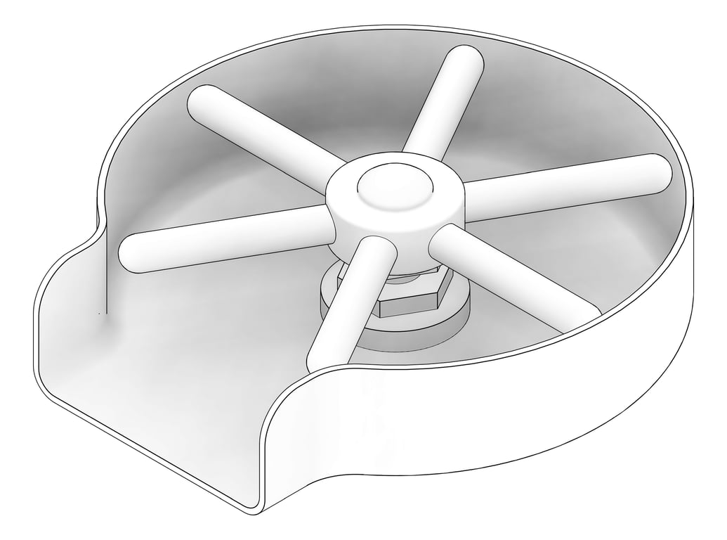 3D Documentation Image of Sink Kitchen 3monkeez GlassRinser