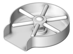 3D Shaded Image of Sink Kitchen 3monkeez GlassRinser