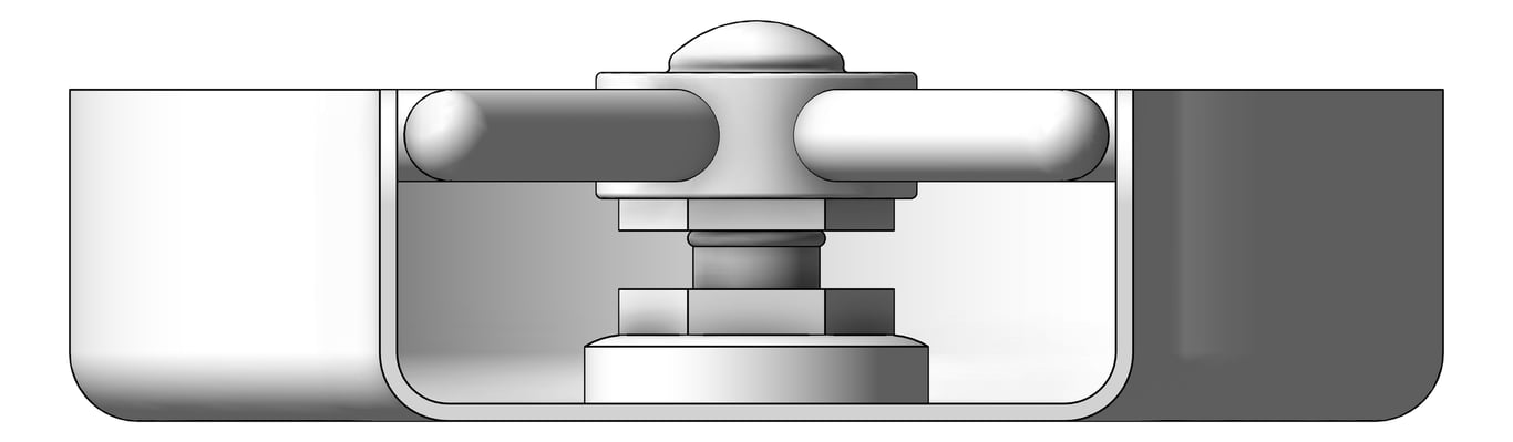 Front Image of Sink Kitchen 3monkeez GlassRinser