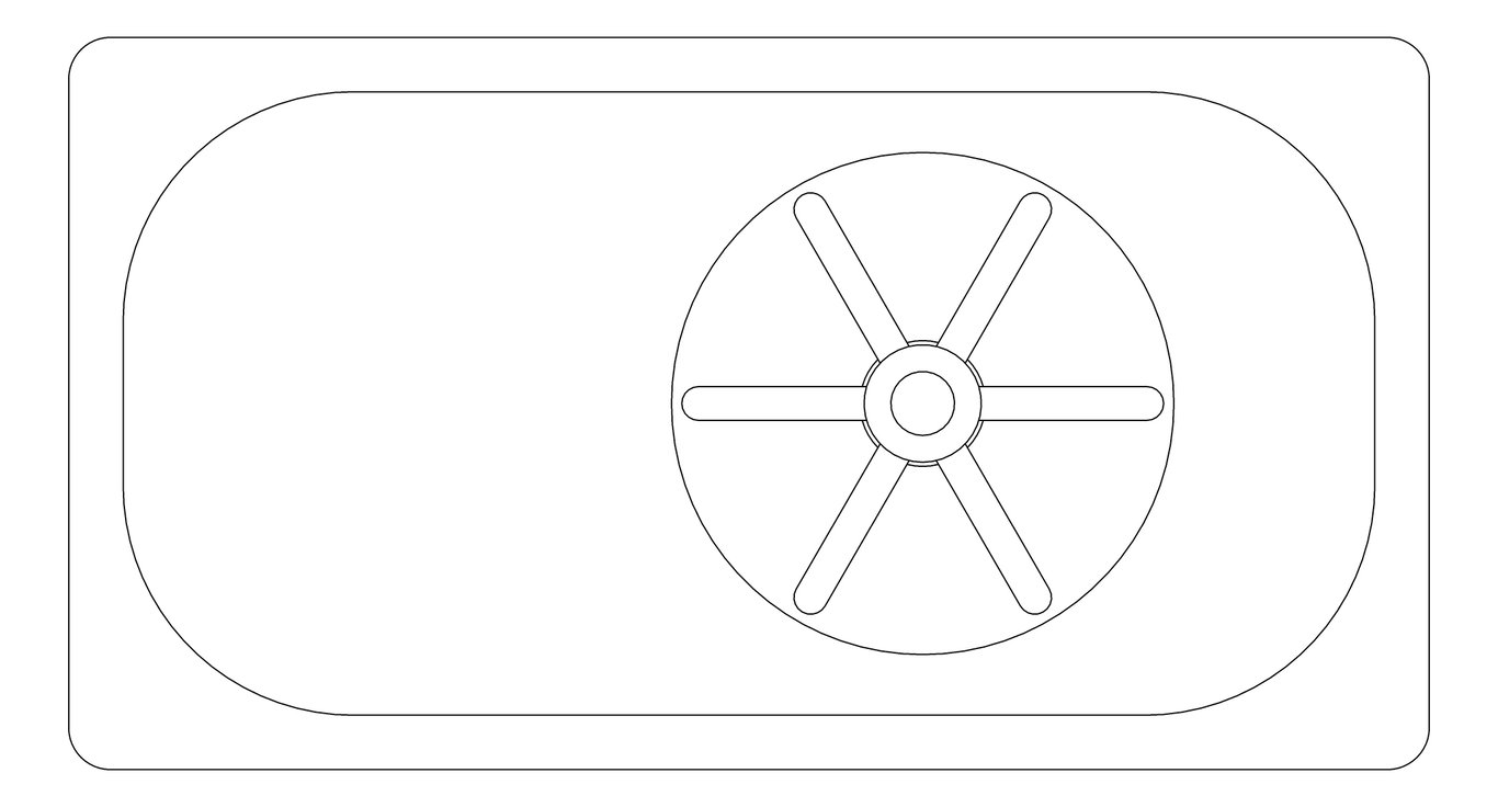 Plan Image of Sink Kitchen 3monkeez JugRinser DrainTray