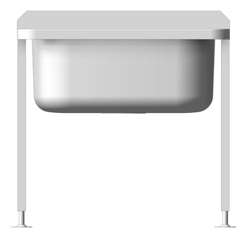 Front Image of Sink Laundry 3monkeez WallMount JumboBasin Legs