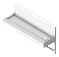 3D Shaded Image of Trough Bench 3monkeez AccessibleDrinking