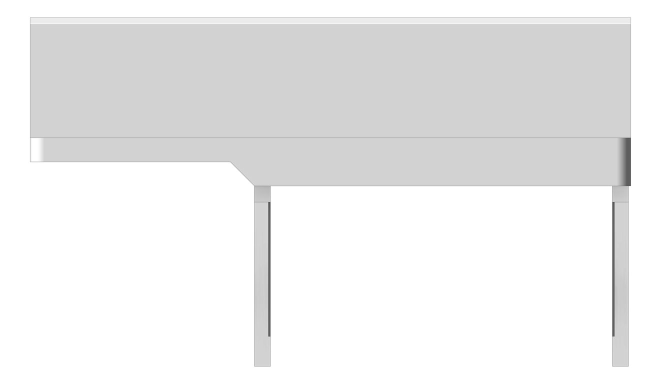 Front Image of Trough Bench 3monkeez AccessibleDrinking