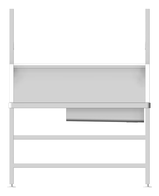 Front Image of Trough Bench 3monkeez ArtFreestanding