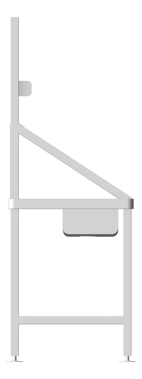 Left Image of Trough Bench 3monkeez ArtFreestanding