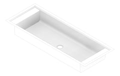 3D Documentation Image of Trough Bench 3monkeez ArtInset