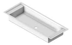 3D Shaded Image of Trough Bench 3monkeez ArtInset