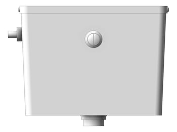 Front Image of Cistern WallHung 3monkeez DualFlush FrontPress