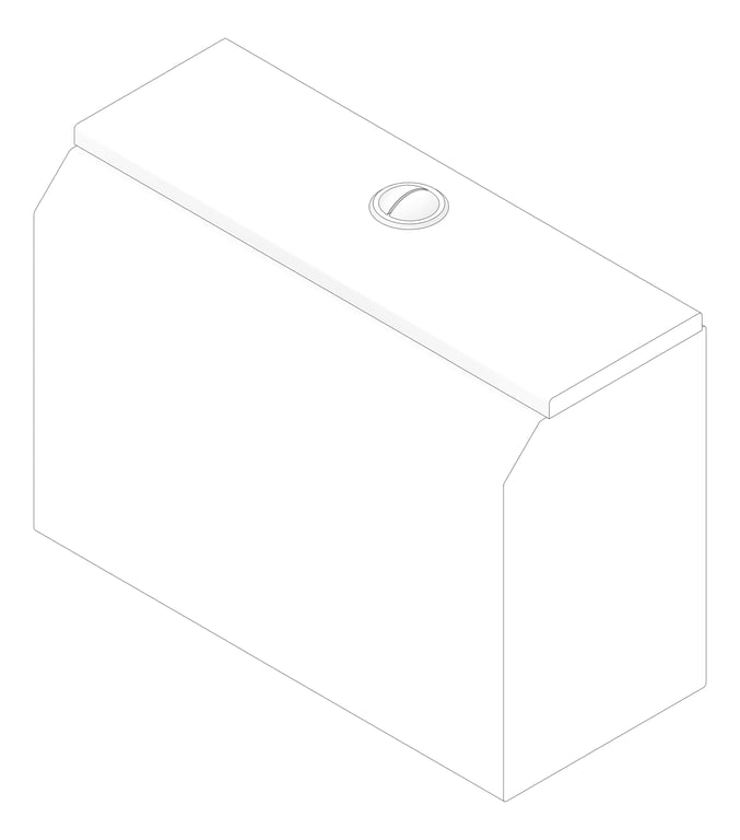 3D Documentation Image of Cistern Wall 3monkeez DualFlush