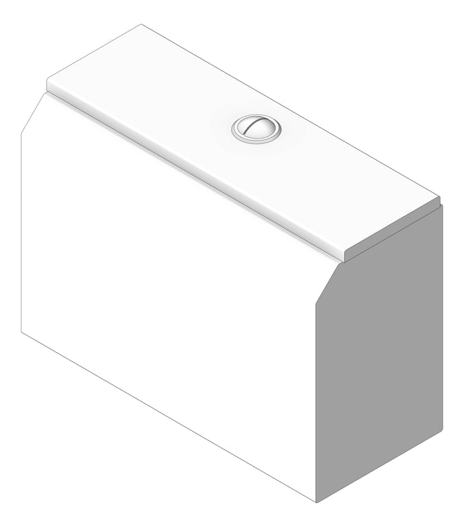 Cistern Wall 3monkeez DualFlush