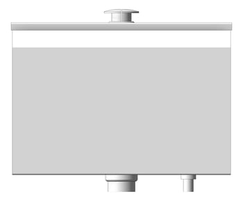 Front Image of Cistern Wall 3monkeez DualFlush Accessibility