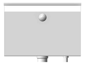 Front Image of Cistern Wall 3monkeez DualFlush FrontPress