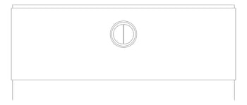 Plan Image of Cistern Wall 3monkeez DualFlush