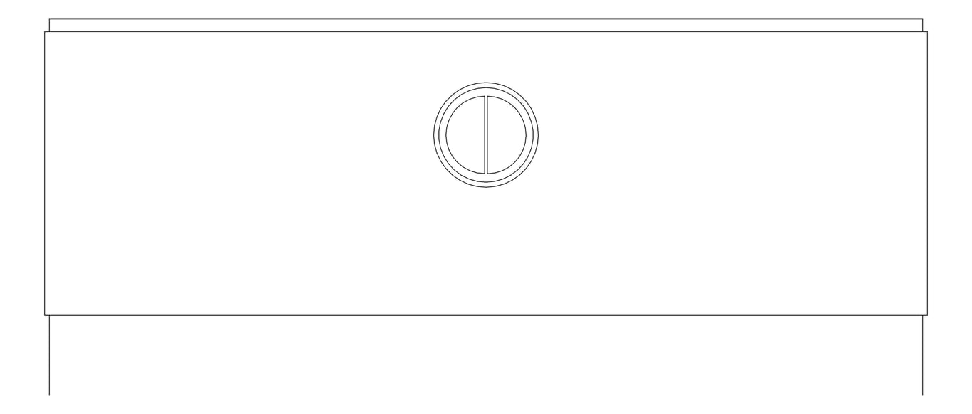 Plan Image of Cistern Wall 3monkeez DualFlush