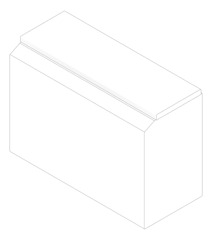 3D Documentation Image of Cistern Wall 3monkeez DualFlush SidePress